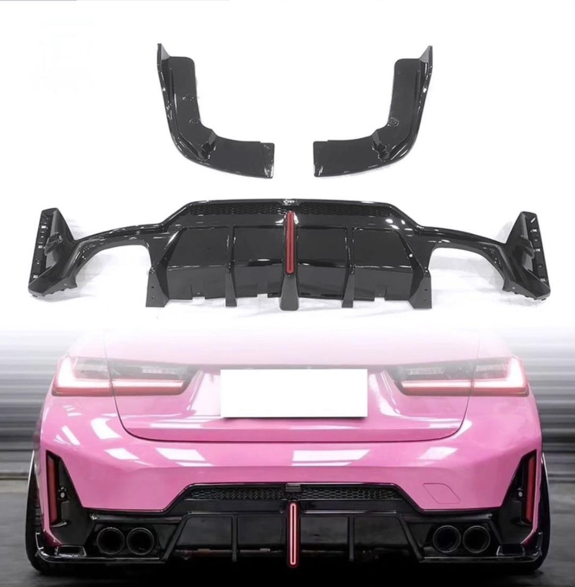 2023+ BMW 3 Series G20 Rear LED Diffuser