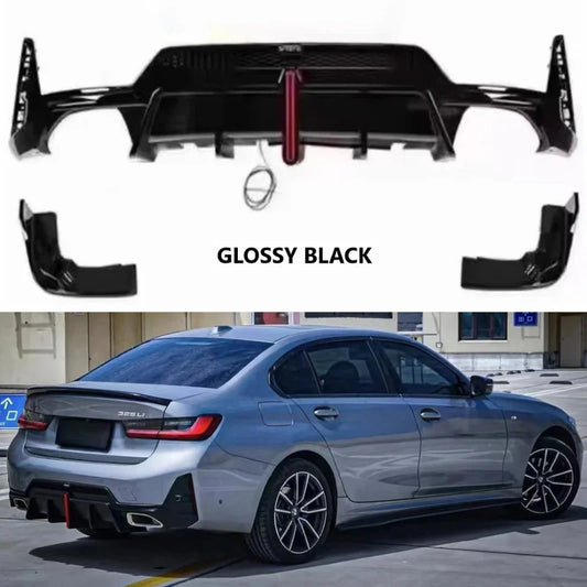 2023+ BMW 3 Series G20 Rear LED Diffuser