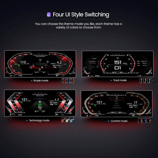 2013-19 BMW 3 Series F30 Digital Cluster