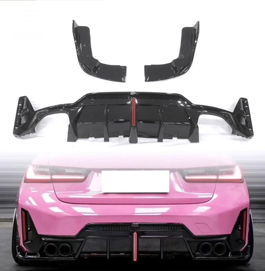 2023+ BMW 3 Series G20 Rear LED Diffuser