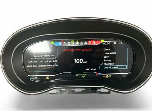 VW Polo/Vento & Skoda Rapid Digital cluster (10.5 inch) 2nd generation
