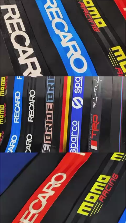 Racing seat belts